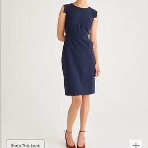 J. Crew Resume Dress - Navy